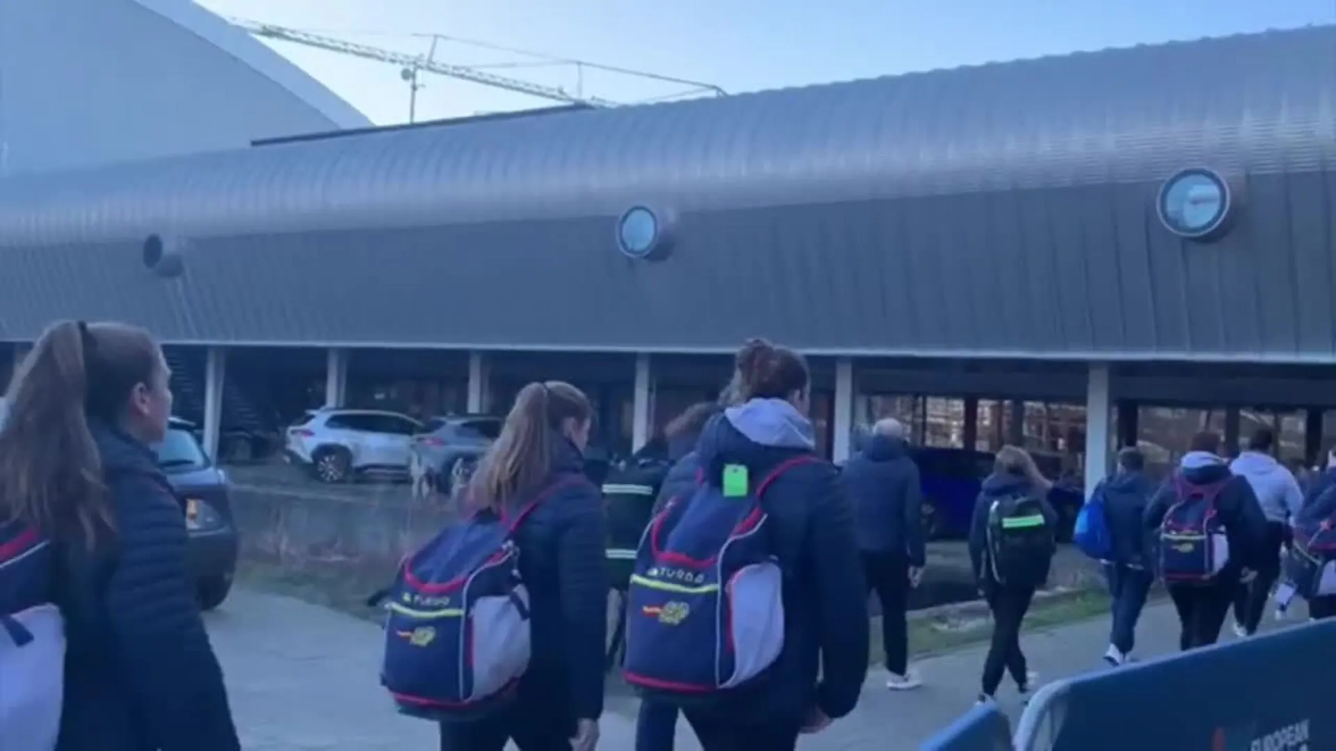 La selección de waterpolo femenino de España se entrena en Holanda