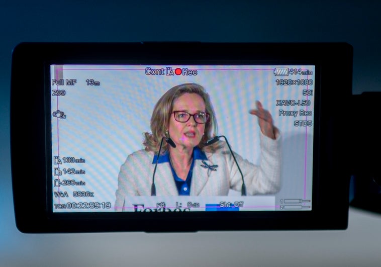 La vicepresidenta primera y ministra de Asuntos Económicos y Transformación Digital, Nadia Calviño