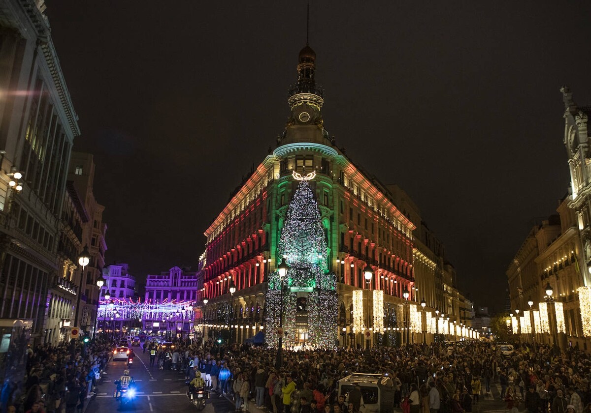 Cuándo se encienden las luces de Navidad en Madrid