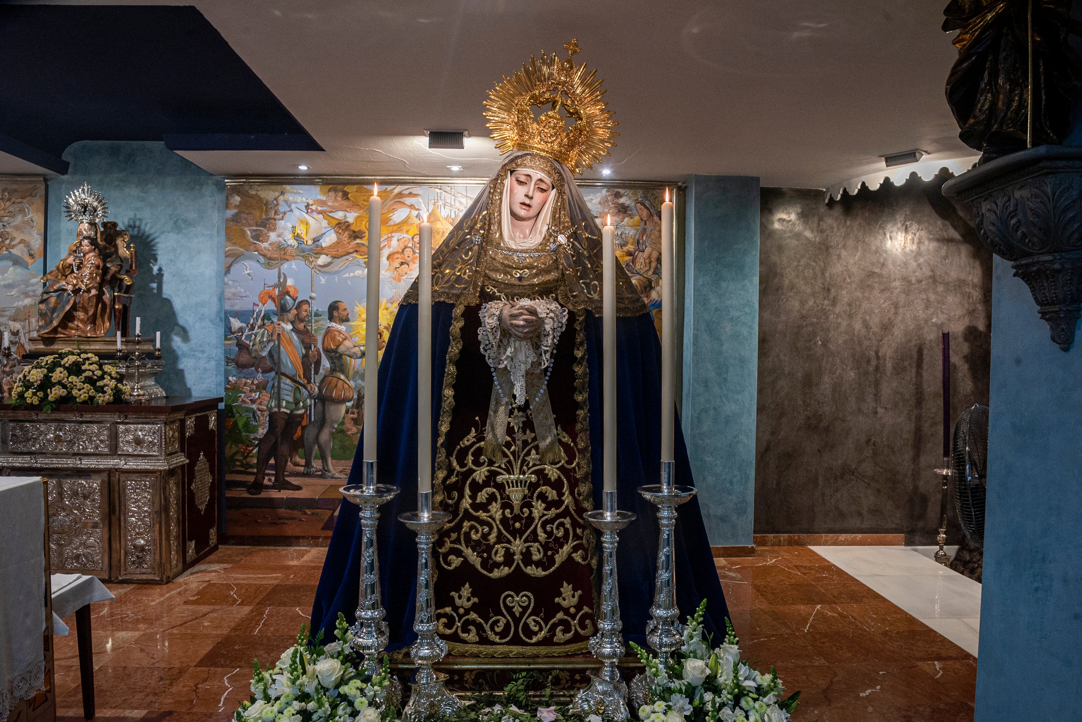 El rosario de la Virgen del Desconsuelo y Visitación de Pasión y Muerte