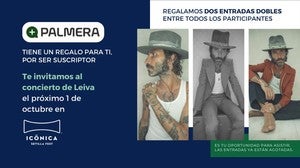 Participa en el sorteo de una entrada doble para el concierto de Leiva el próximo 1 de octubre en Icónica Fest