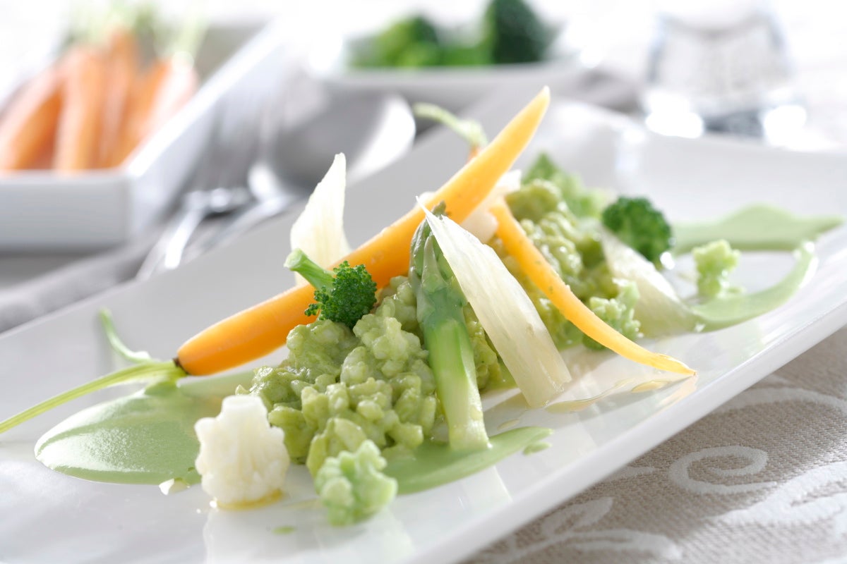 Arroz cremoso con verduritas Gurmé