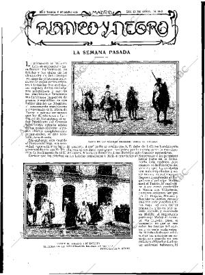 BLANCO Y NEGRO MADRID 18-04-1903