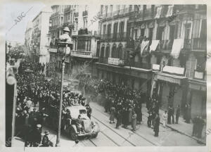 La calle Mayor de Madrid en la mañana de la liberación