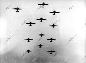 La aviación en el desfile de la victoria de 1962