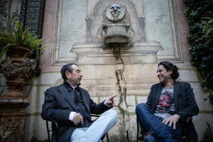Entrevista a los directores de cine José Luis Garci y Rodrigo Cortés en el...
