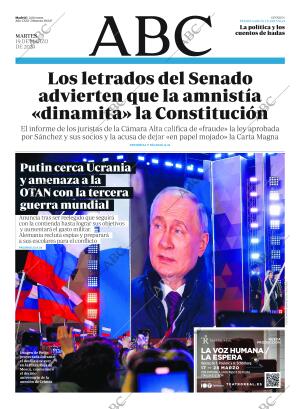 ABC MADRID 19-03-2024 página 1