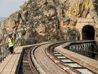 Camino de Hierro, entre la estación de La Fregeneda y el muelle de Vega Terrón