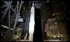El Ares I-X, en la plataforma de lanzamiento / AP