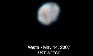 Un asteroide, visible a simple vista