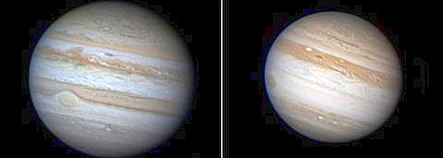 Júpiter pierde una banda