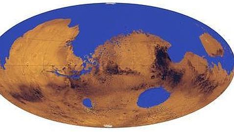 Un inmenso océano cubría un tercio de la superficie de Marte