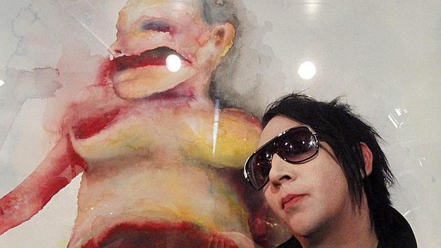 Marilyn Manson se pasa a la pintura