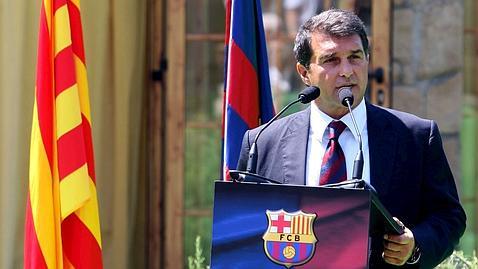 Laporta irá a la manifestación del Estatut en su primer acto como político