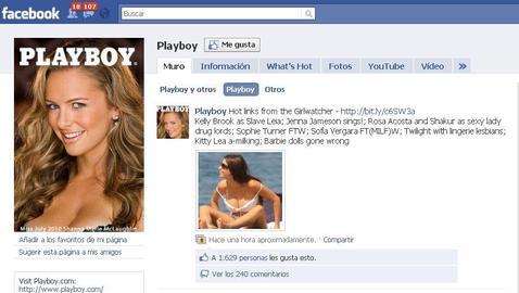 «Playboy» triunfa en Facebook