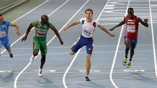 Lamaitre, campeón de Europa en los 100 metros