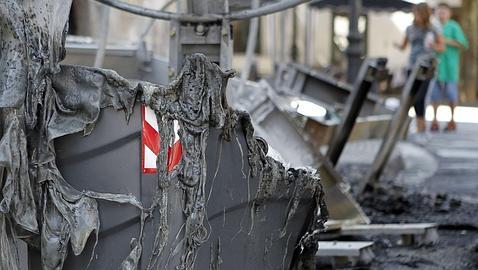 Quinto ataque de la «kale borroka» en el País Vasco durante la última semana