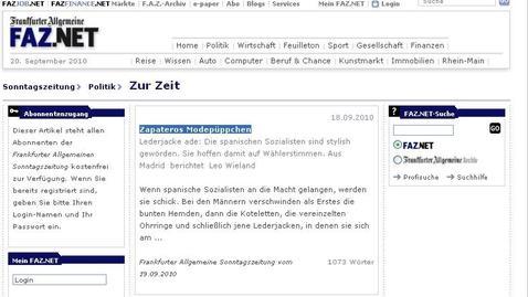 Una diputada, molesta con el artículo: «¡Y qué se puede esperar de unos tíos que llevan calcetines con sandalias!»