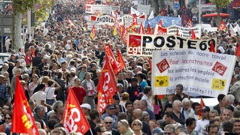 Francia, el país con más horas de trabajo perdidas por las huelgas