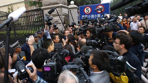 La esposa de Liu viaja a la cárcel para decirle que tiene el Nobel de la Paz