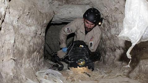 Descubren un túnel de México a California con 24,5 toneladas de marihuana