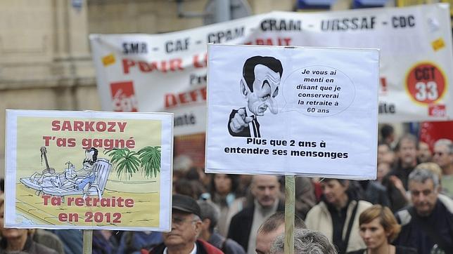 El Constitucional francés avala la reforma de las pensiones de Sarkozy