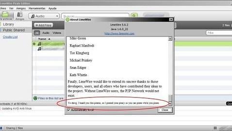 La versión pirata de LimeWire, mejor que la original