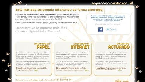 Una campaña para sorprender esta Navidad