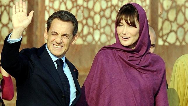 Nicolás Sarkozy y Carla Bruni, amor y complicidad en la India