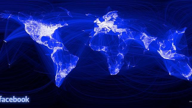 Así se extiende Facebook por el mundo