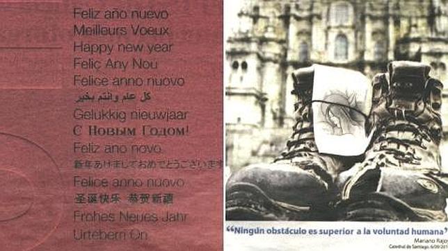 Los «christmas» navideños de Zapatero y Rajoy, tan diferentes como ellos mismos