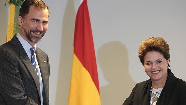 Dilma Rousseff y el Príncipe hablan de economía, cultura y cooperación