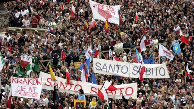 La elevación de Juan Pablo II a los altares, pendiente sólo de la firma del Papa