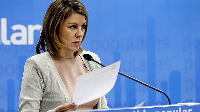 Cospedal asegura que tiene pruebas del espionaje del PSOE en Castilla-La Mancha