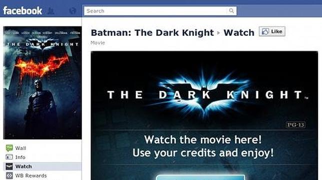 Facebook permite alquilar películas de Warner