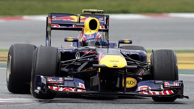 Webber se queda con el mejor crono en el primer día de tests en Montmeló