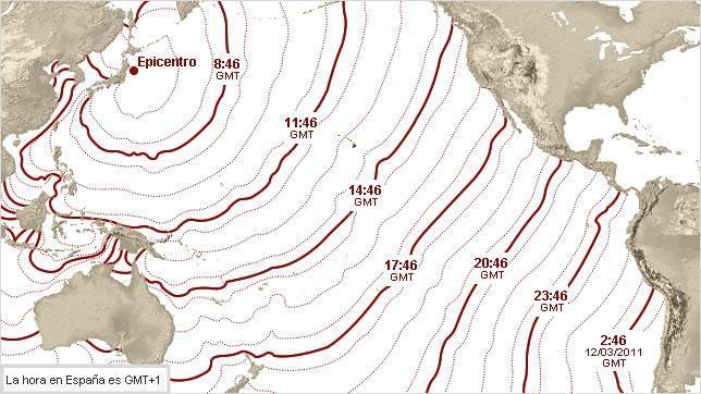La alerta de tsunami llega a Australia, Nueva Zelanda, la Polinesia y la costa oeste de América