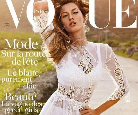 Gisele Bündchen, la primera portada de Emanuelle Alt al frente de Vogue París