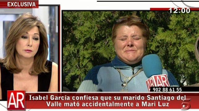 Ana Rosa Quintana, imputada por la entrevista a la mujer de Del Valle