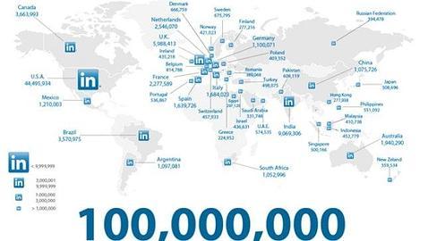 Así son los 100 millones de usuarios de LinkedIn
