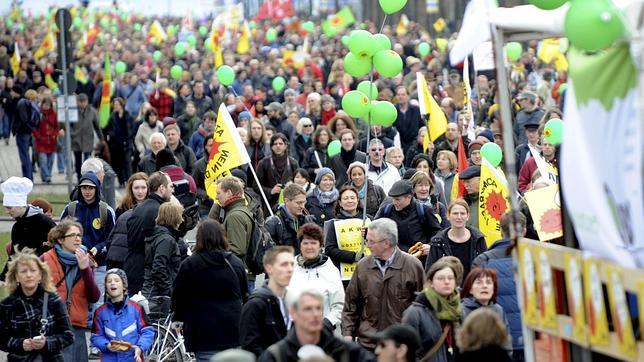 Alemania exige en la calle el «apagón» total de las centrales nucleares