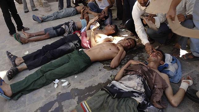 Más de 400 manifestantes heridos por un enfrentamiento con la Policía en Yemen