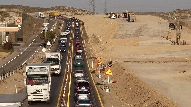 Sin complicaciones en la A-2 después de que la DGT decidiera no cerrarla