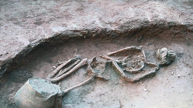 Encuentran los restos de una agricultora del neolítico en Barcelona