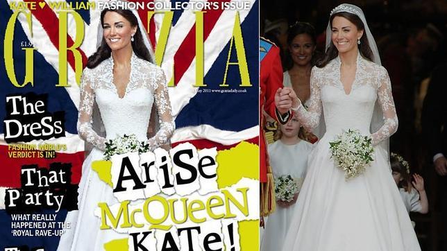 «Grazia» le pasa el Photoshop a Catalina de Cambridge