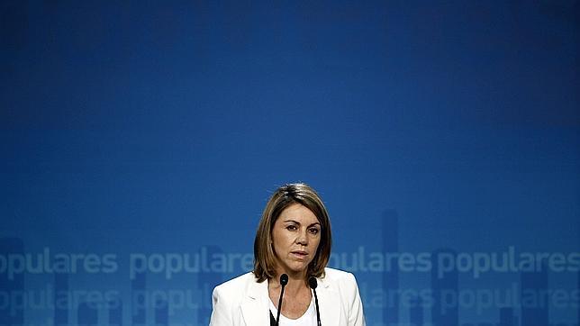 Maria Dolores de Cospedal: «Es la antesala del cambio en España»
