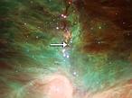 La extraña lluvia de cristales verdes