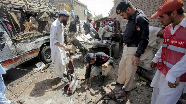 Al menos seis muertos por una bomba en un bazar en el noroeste de Pakistán