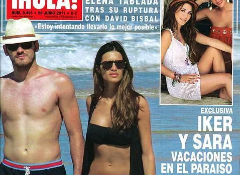 Iker Casillas y Sara Carbonero: vacaciones en el paraíso