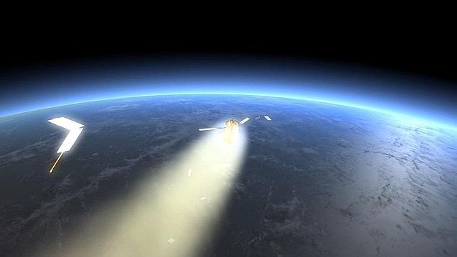 Desintegración controlada de la nave Kepler